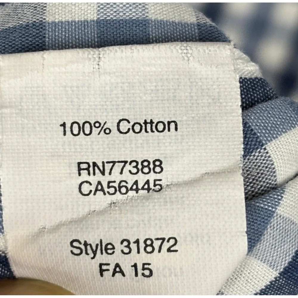 J Crew Men's Long Sleeve Slim Button Down Shirt Sz L Cotton Plaid Casual Preppy‎
